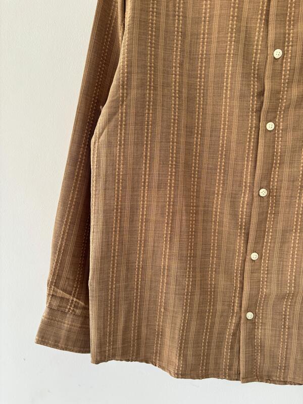 Dark beige Textured Shirt