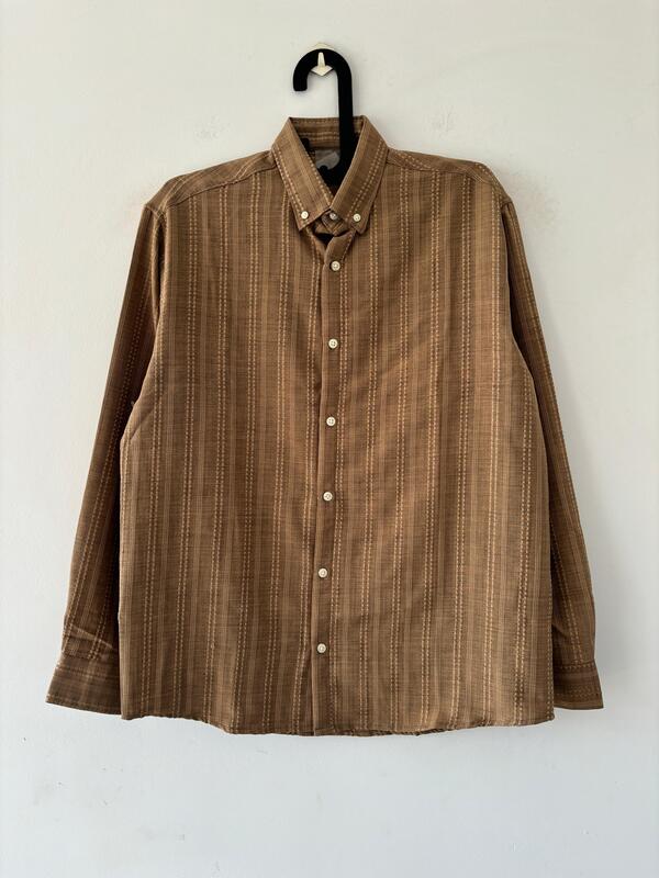 Dark beige Textured Shirt