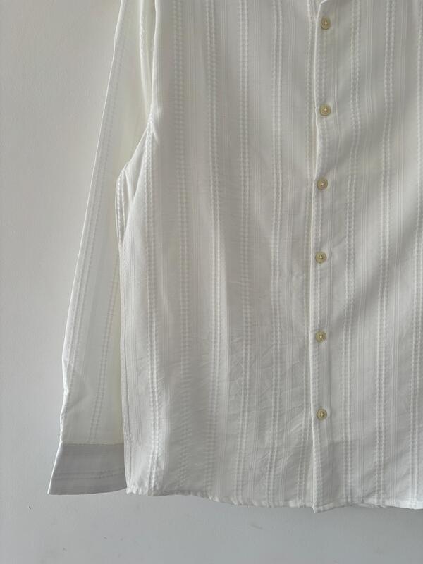 White Textured Shirt