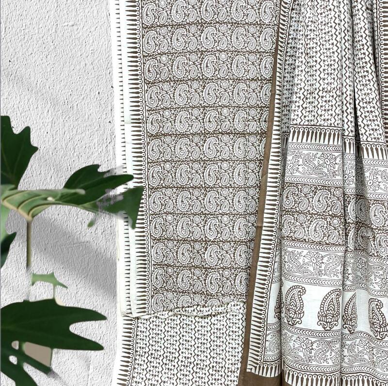 Bagh Print Cotton Suit Set #13