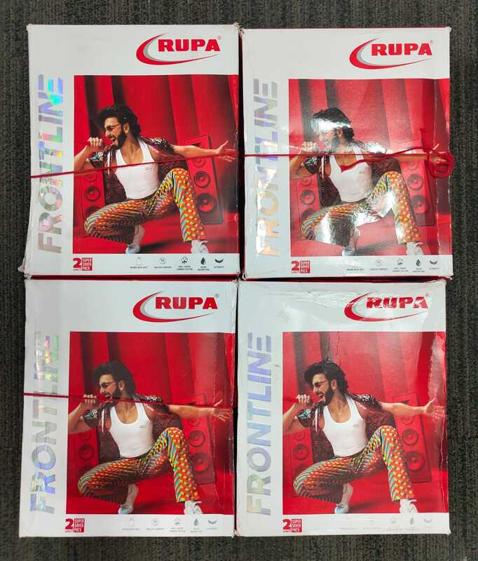 Rupa Frontline Plain White Vest