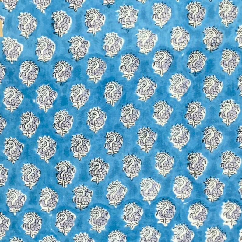 Sanganeri Handblock Cotton Fabric #54
