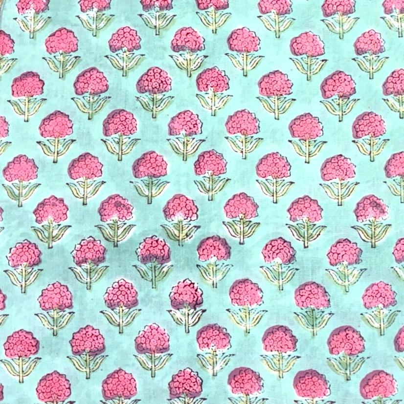 Sanganeri Handblock Cotton Fabric #58