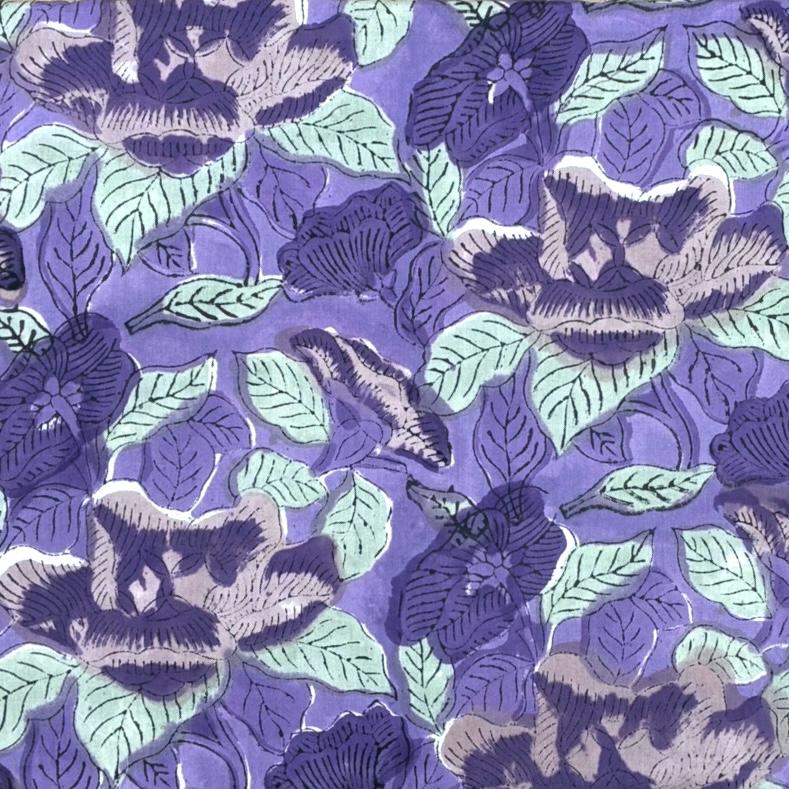 Sanganeri Handblock Cotton Fabric #67