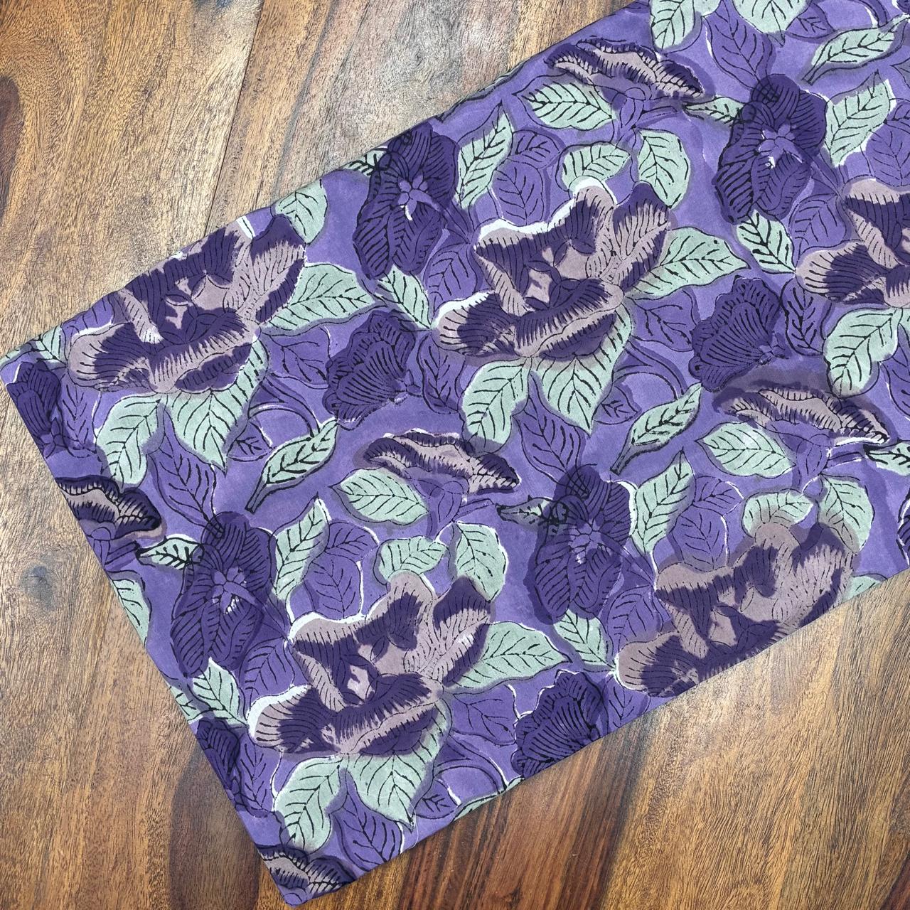 Sanganeri Handblock Cotton Fabric #67