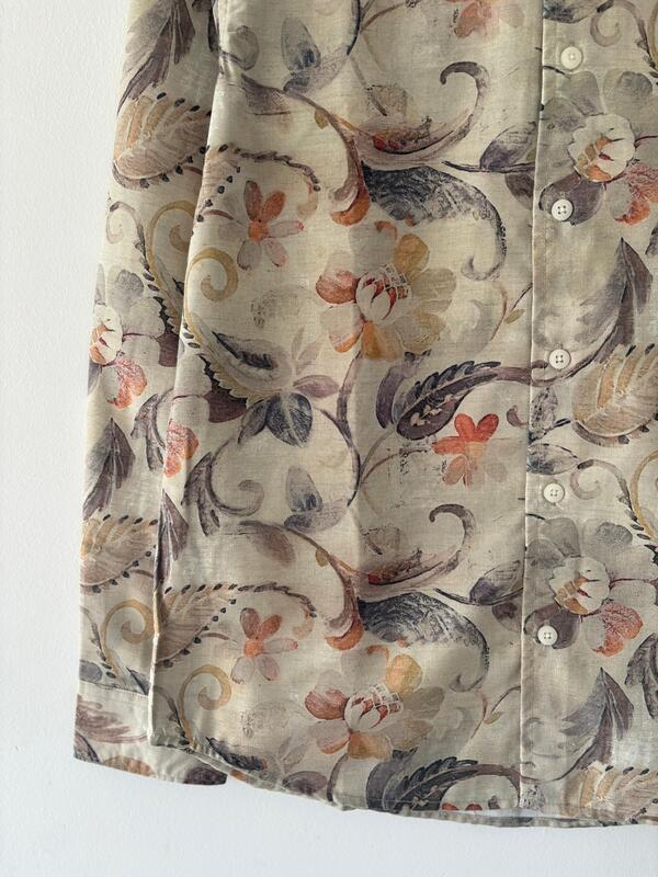 Soft green printed shirt