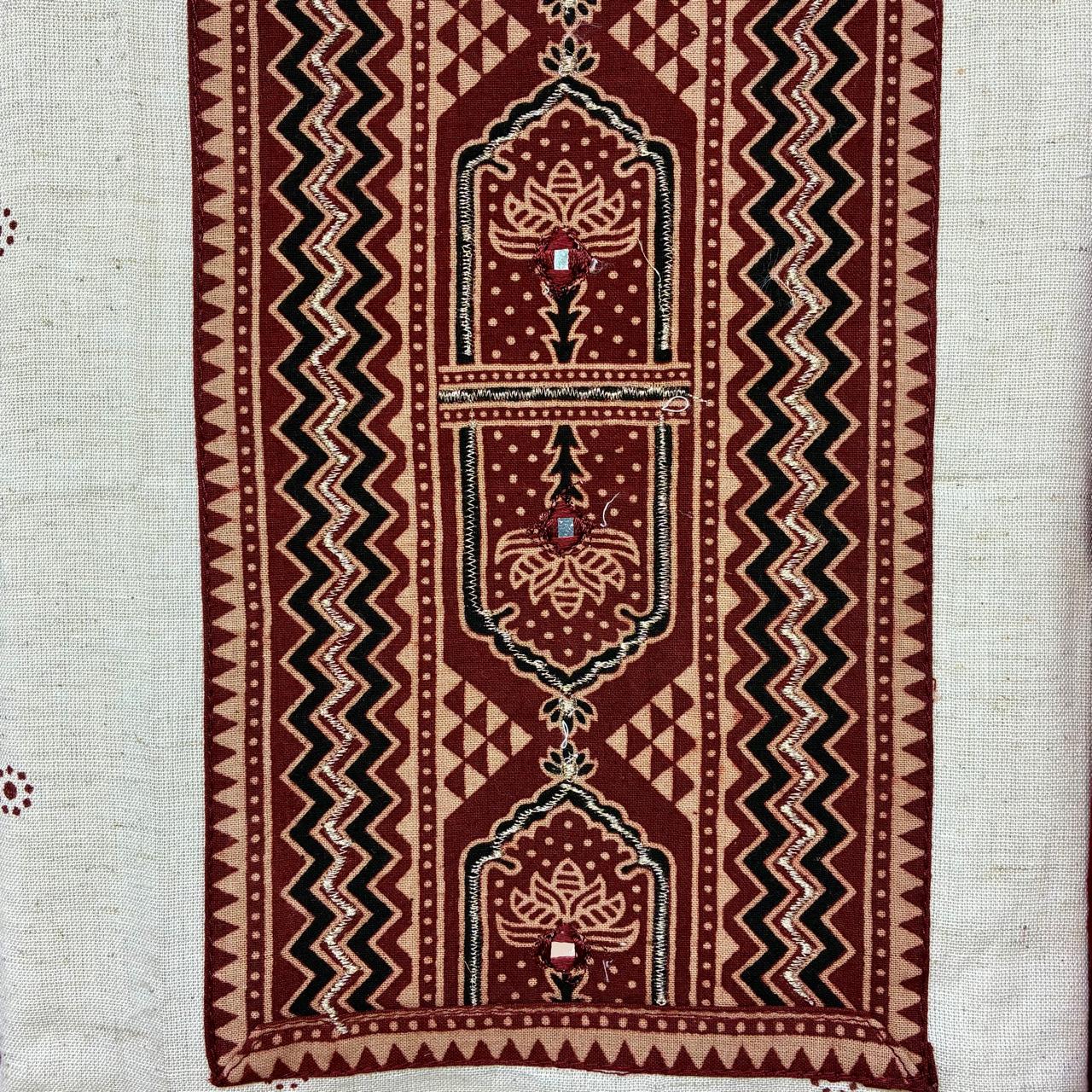 Khadi Cotton Patch Work Suit Set #3