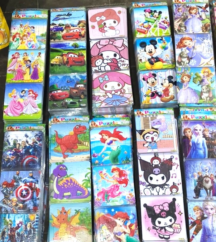 Puzzle with Color Board (3 Puzzles in Pack)