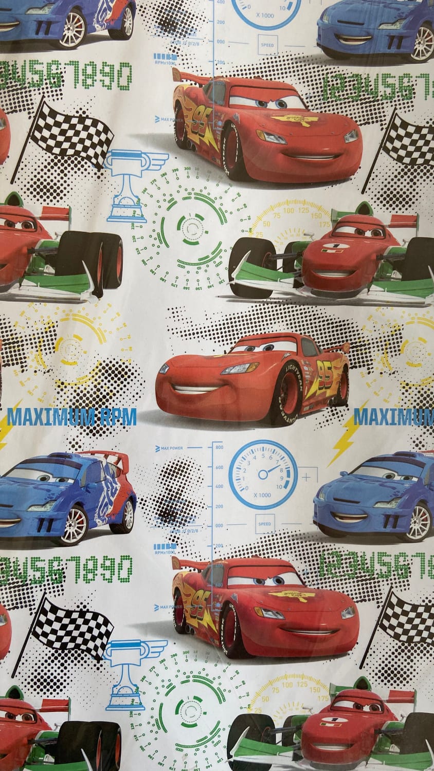Gift Wrapping Sheet - Car Theme