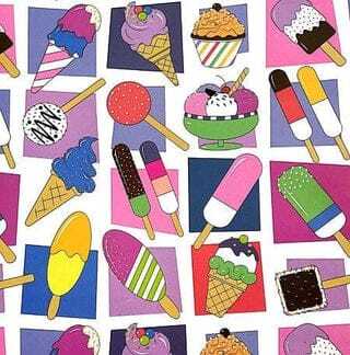 Gift Wrapping Sheet - Candyland Theme