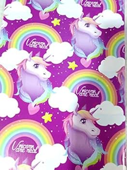 Gift Wrapping Sheet - Pink Unicorn