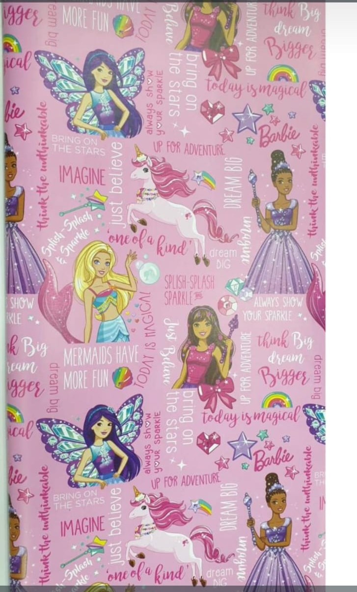 Gift Wrapping Sheet - New Barbie