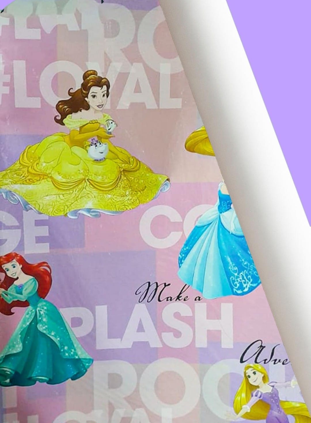 Gift Wrapping Sheet - Princess theme