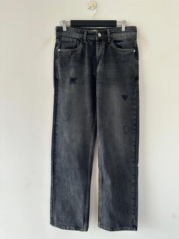 Grey Distressed jeans