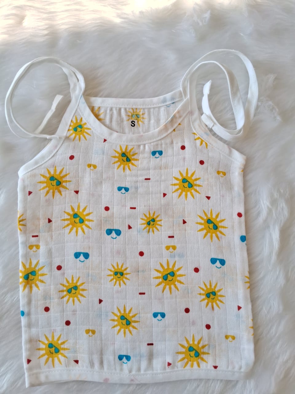 Muslin Jabla knot-sun Flower