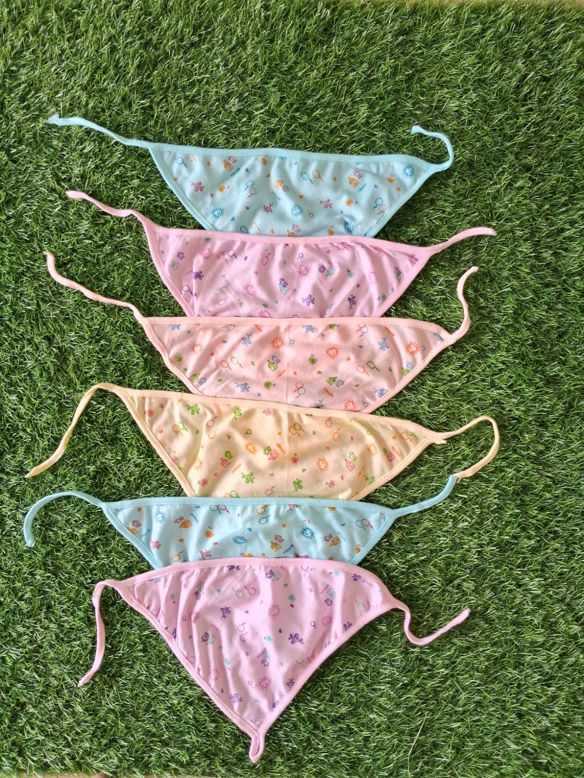 Baby Single layer Langot-Pack of 6