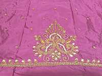 Maggam Work Blouse 1M Pink Colour Design2