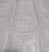 Maggam Work Blouse 1M Silver Colour