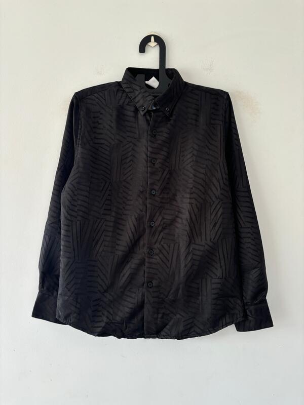 Black Textured designer shirt