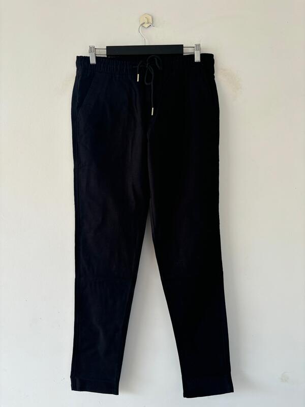 Black linen pants