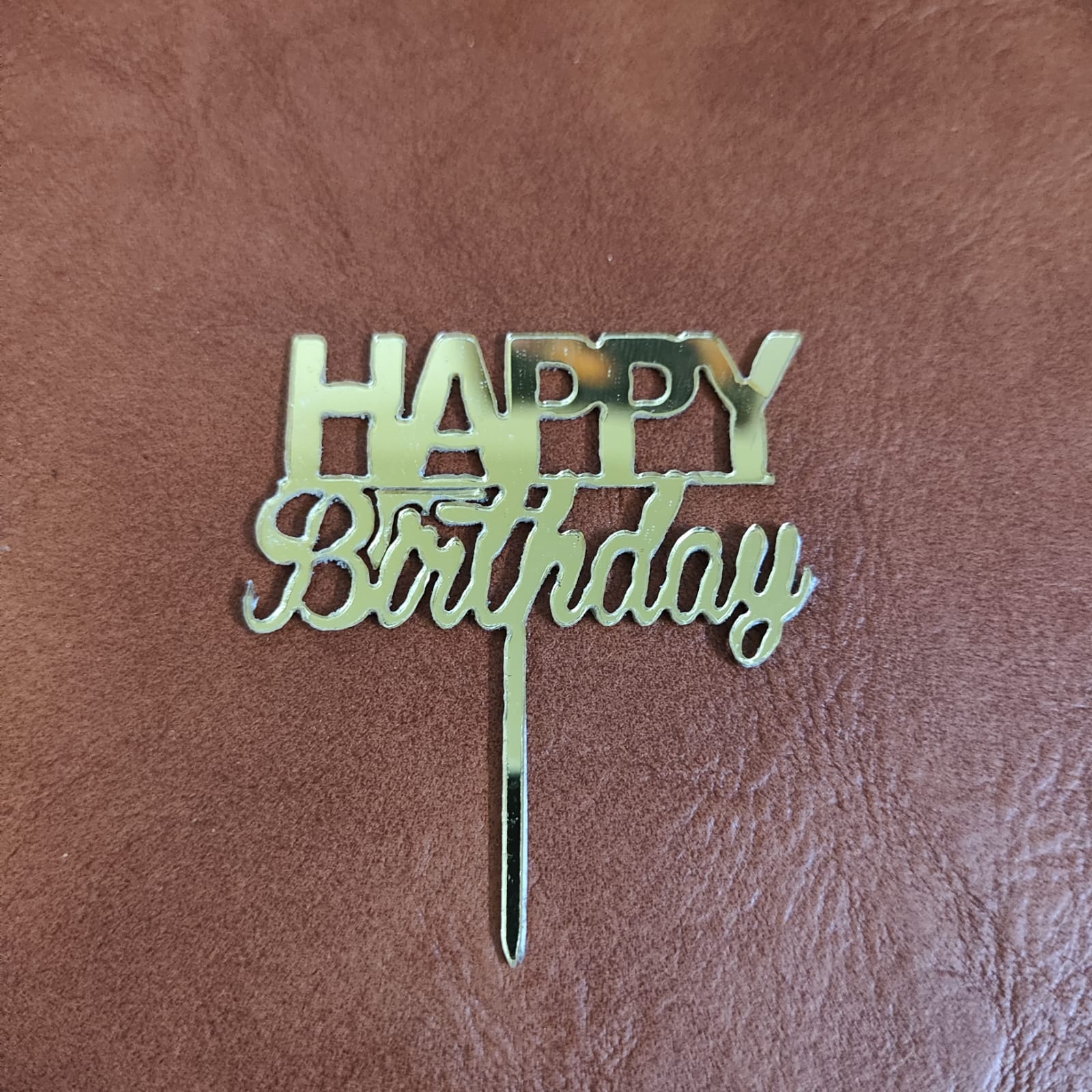 Happy Birthday Mini Acrylic Topper 01