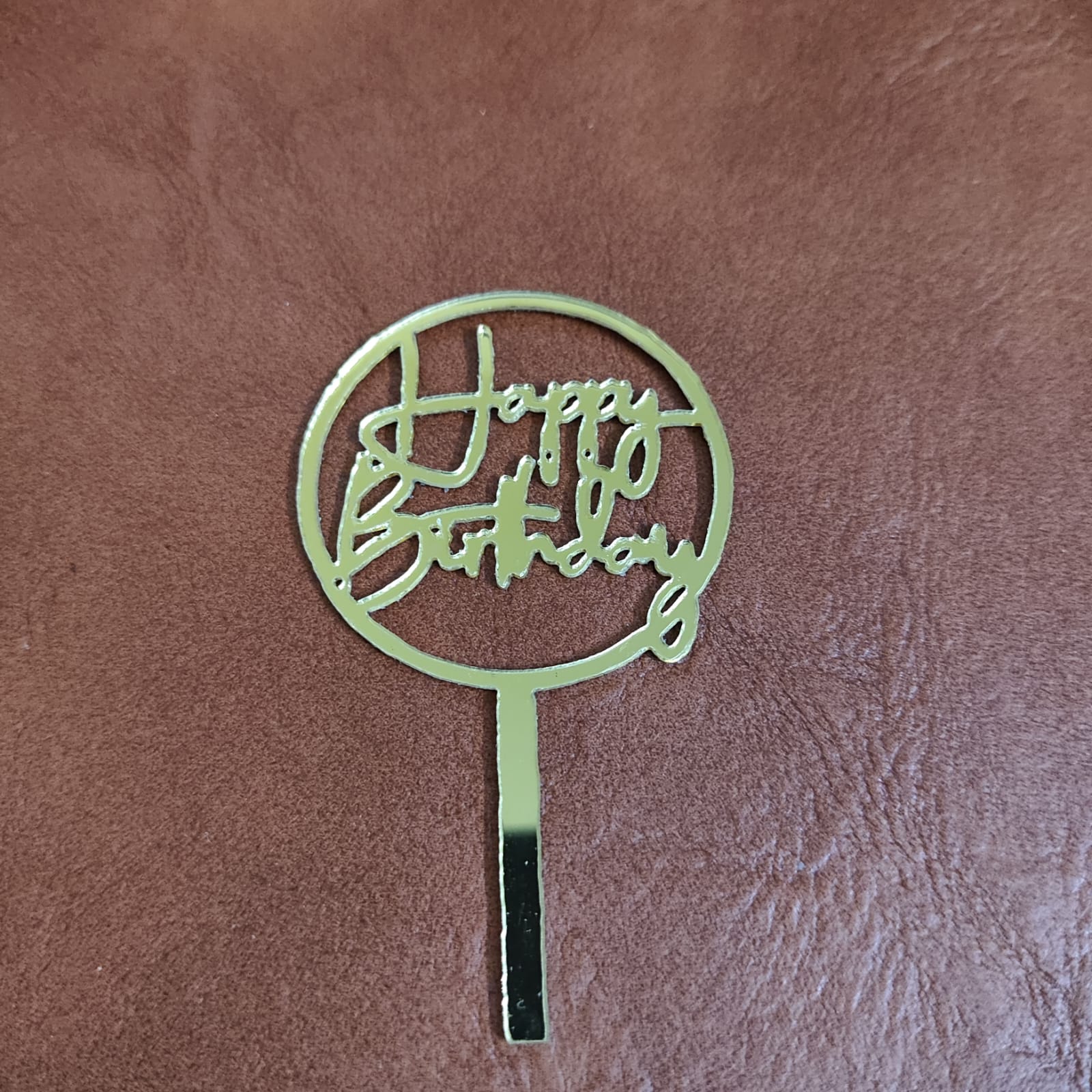 Happy Birthday Mini Acrylic Topper 02