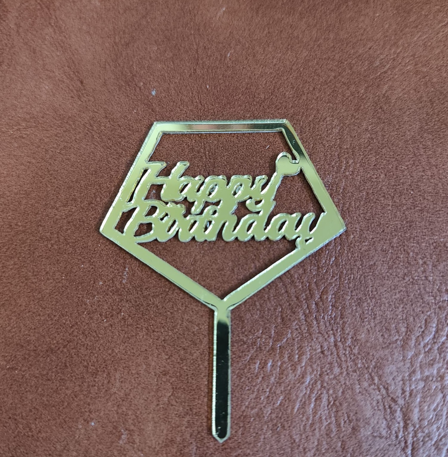 Happy Birthday Mini Acrylic Topper 03