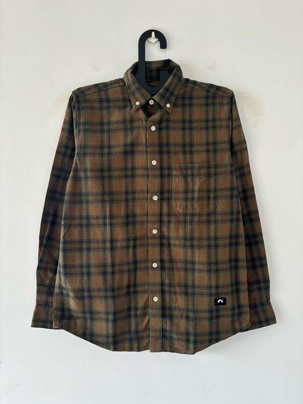 Olive & Navy Flannels shirt
