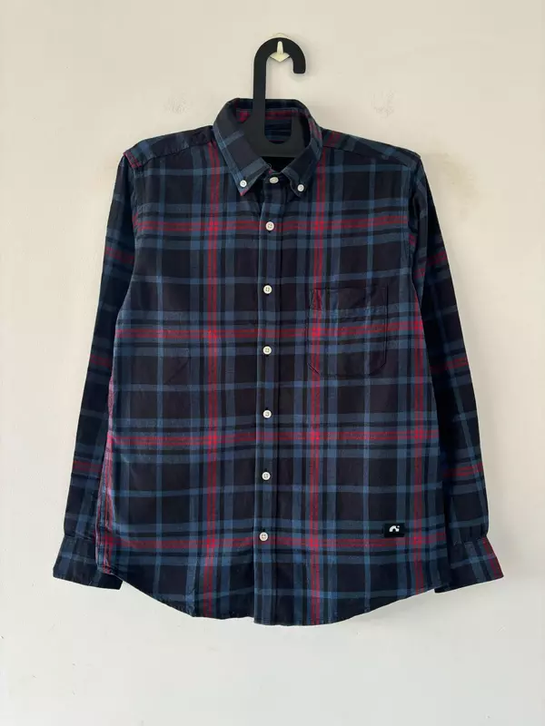 Blue & red Flannels shirt