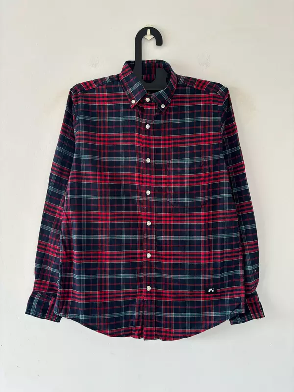 Magenta & Navy Flannels shirt