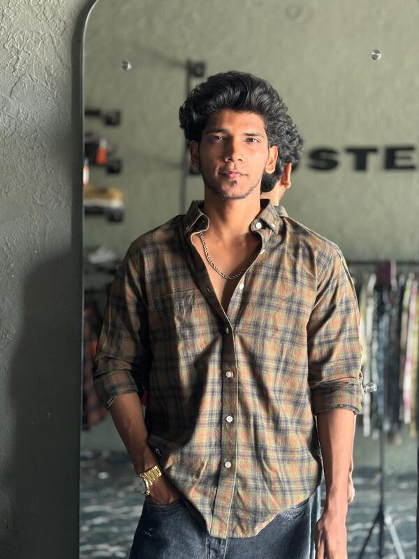 Olive & Navy Flannels shirt