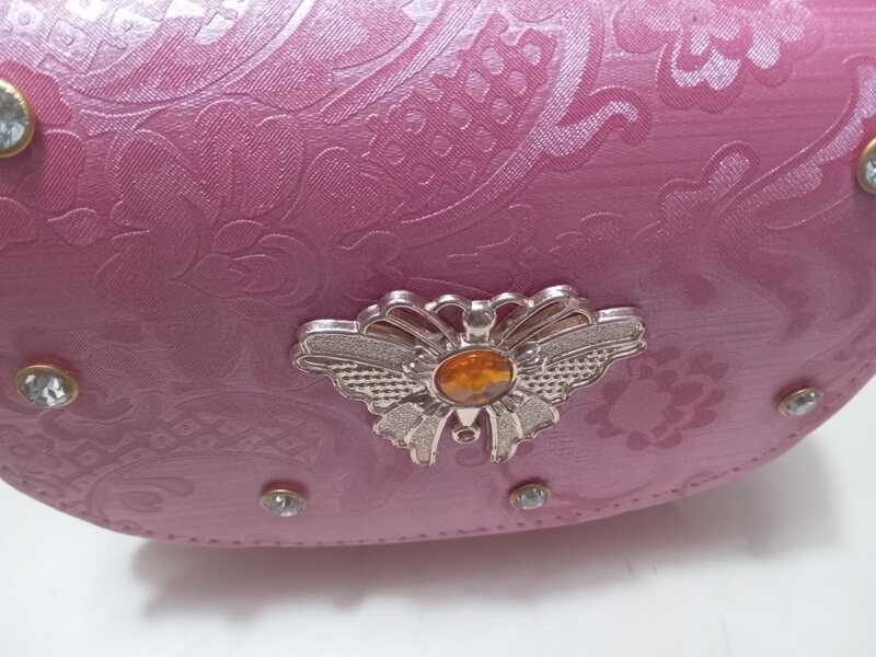 Ladies Hand Bag Pink Colour