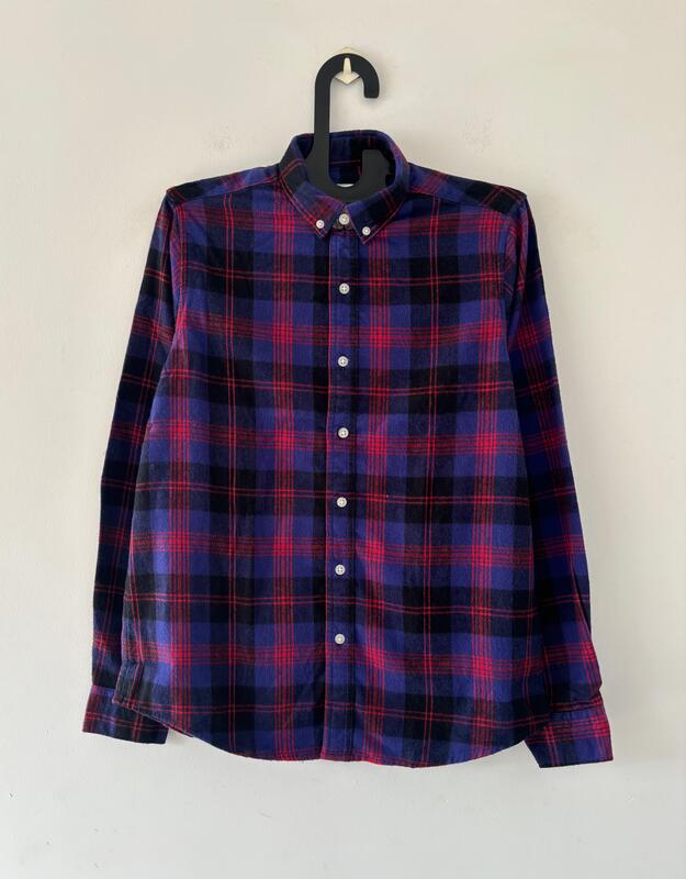 Violet & red Flannels shirt