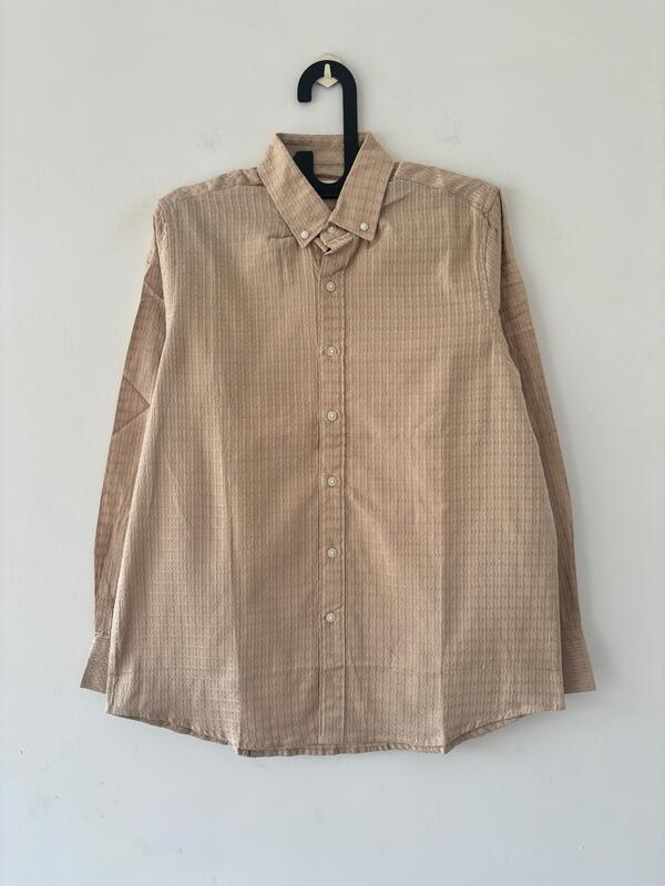 Beige textured shirt