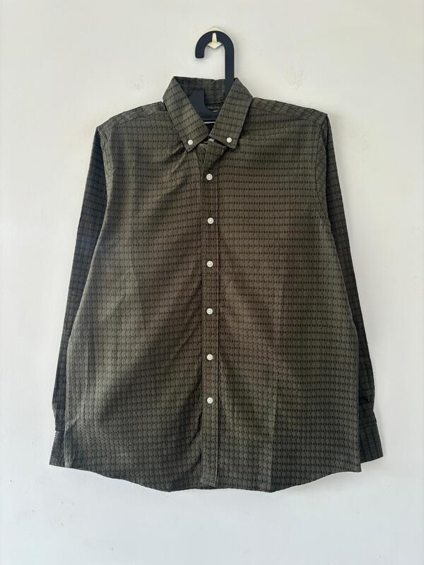 Olive textured shirt