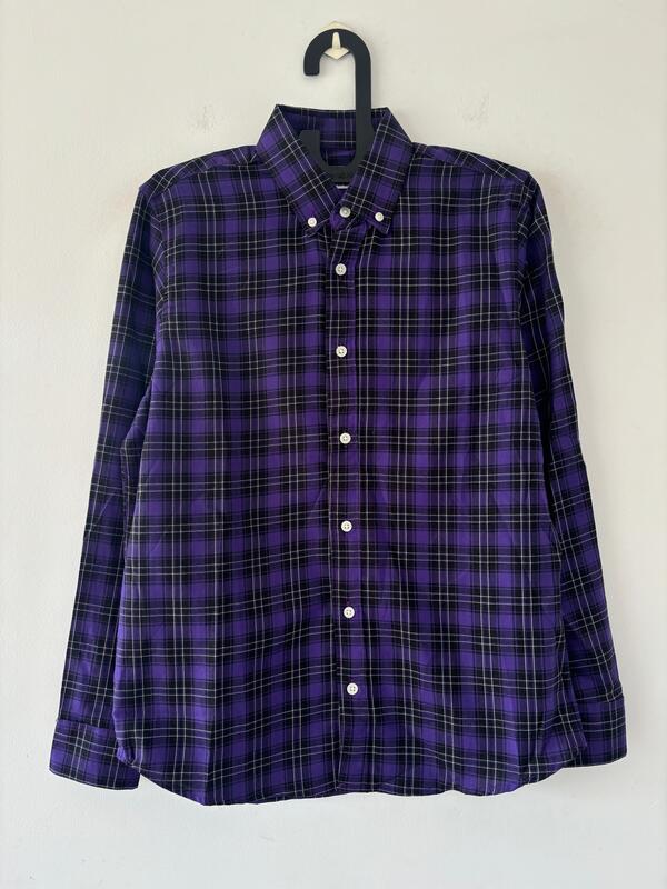 Violet & black Flannels shirt