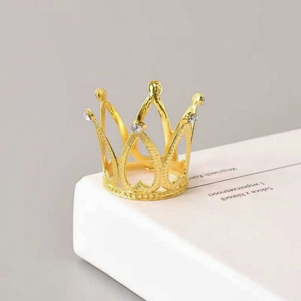 Mini metal crown