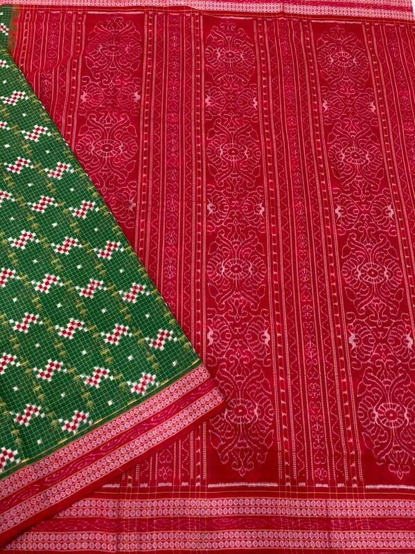 GREEN ADKI SAKTA SAREE