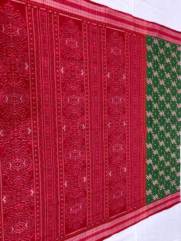 GREEN ADKI SAKTA SAREE