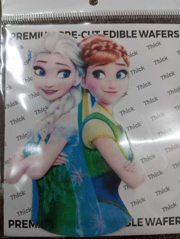 Edible wafer Elsa and Anna TT268