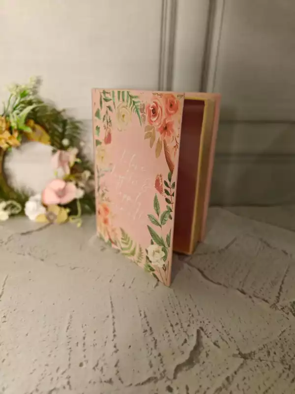 Pink & Blue Hidden Storage Book Box