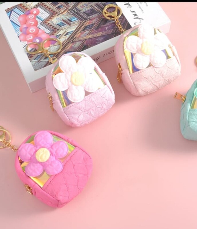 Flower pouch keychain JKC50