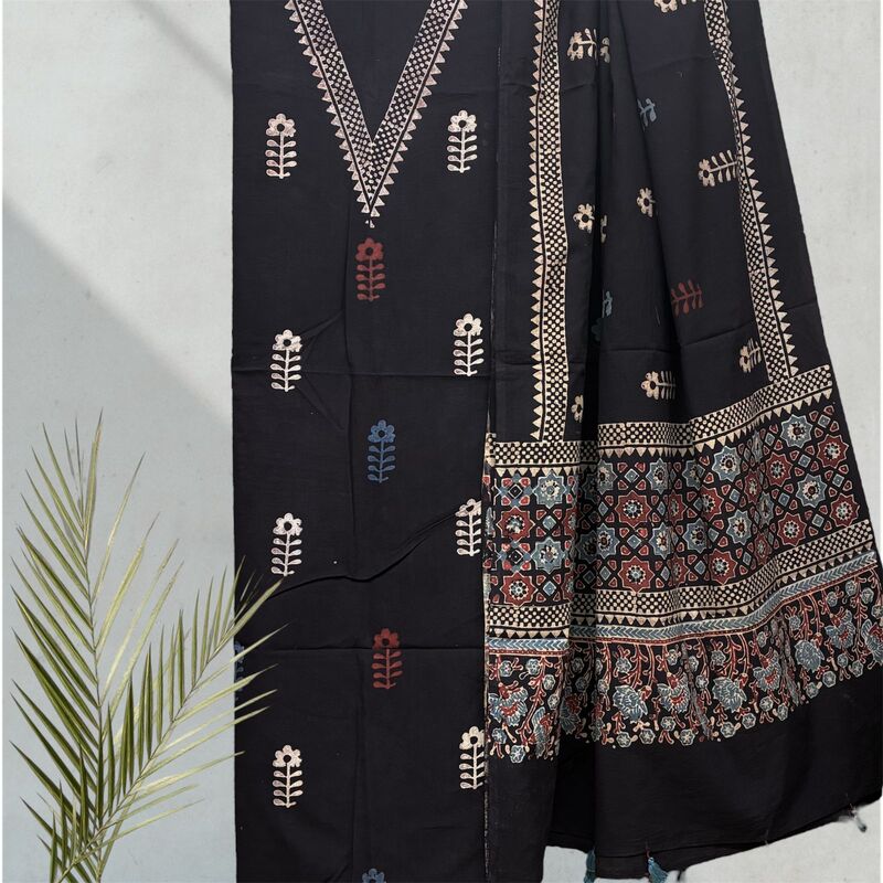 Cotton Ajrakh Printed 2 Pc Suit #2