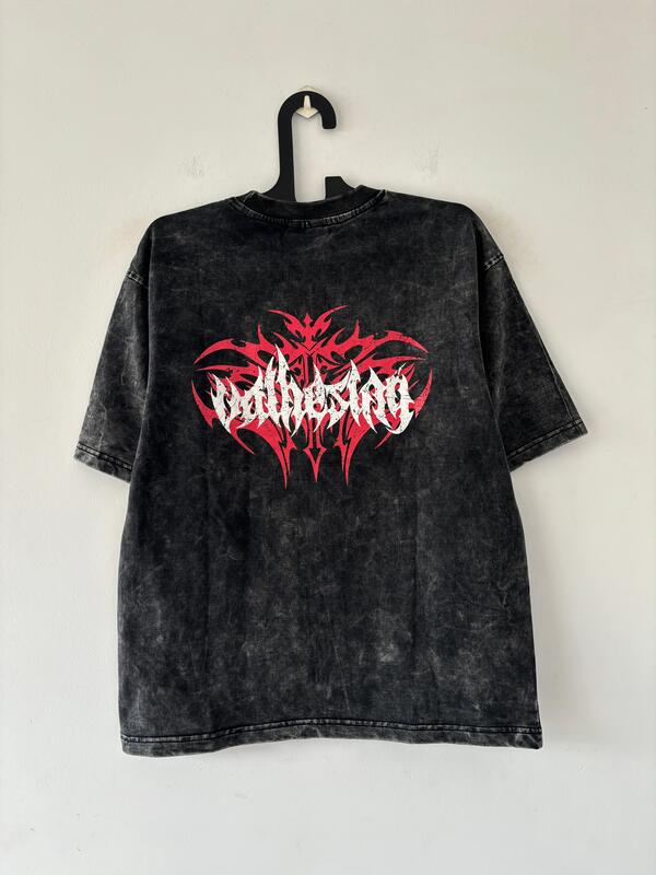 Red Tribal/Gothic Graphic Tee