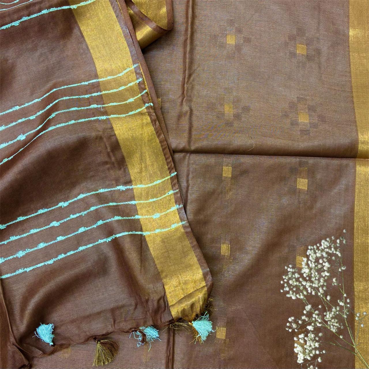 Bhagalpuri Silk Dobby Saree #11