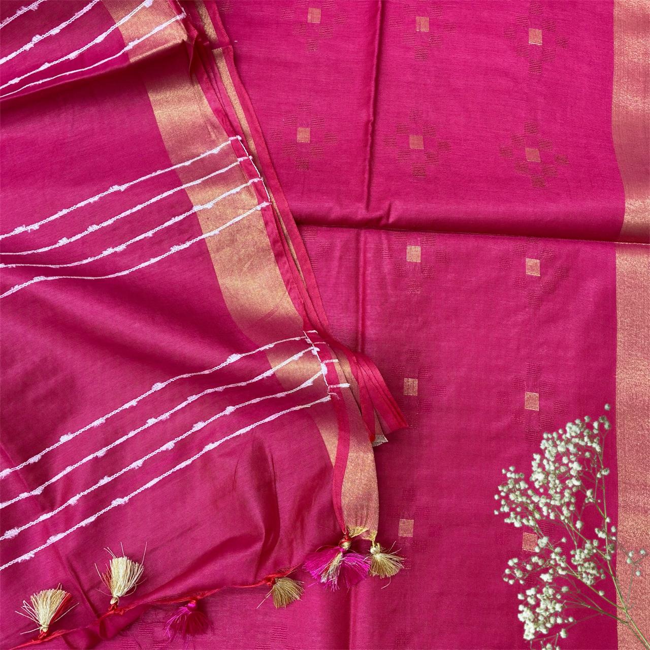 Bhagalpuri Silk Dobby Saree #12
