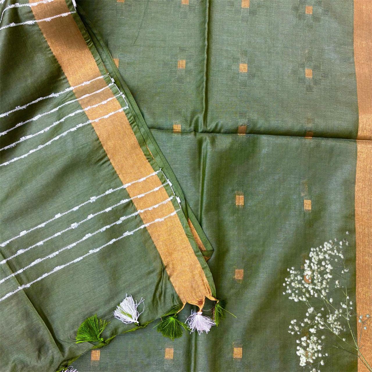 Bhagalpuri Silk Dobby Saree #9