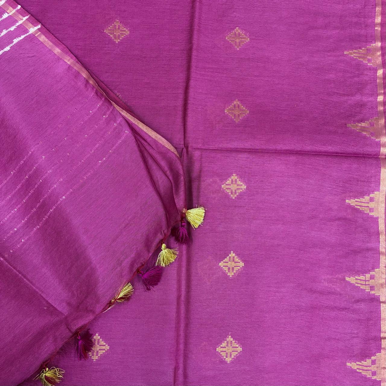 Bhagalpuri Silk Dobby Saree #6
