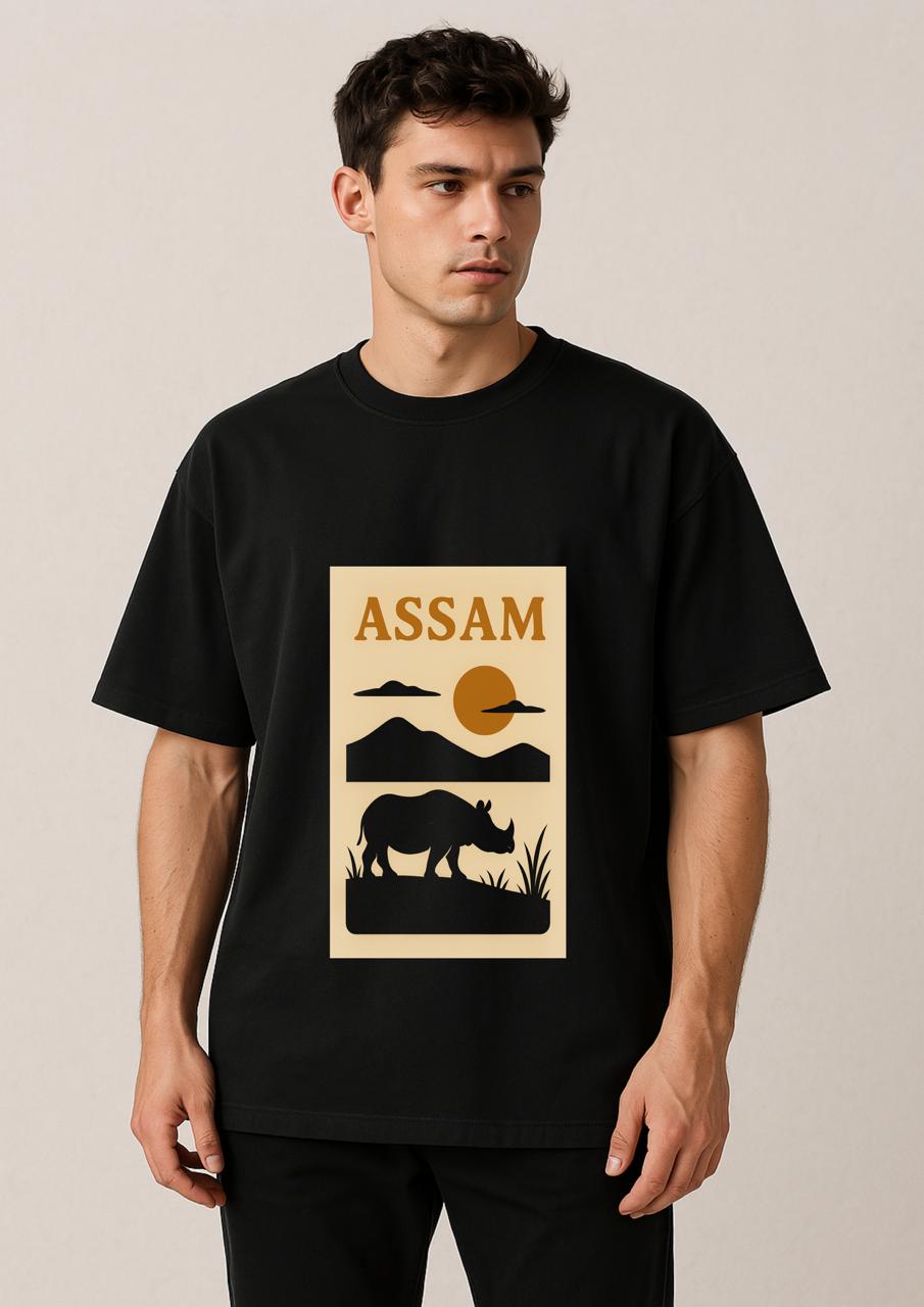 Black Assam T-shirt