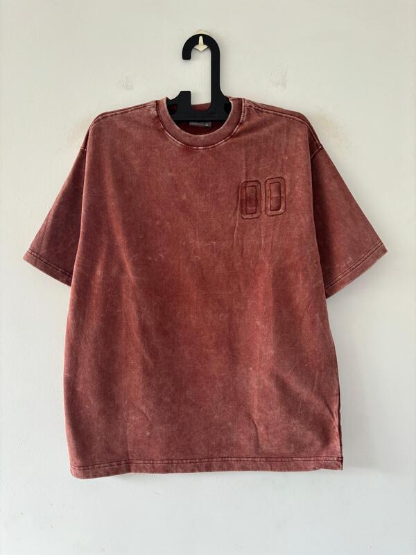 Garnet Haze acid-washed tee